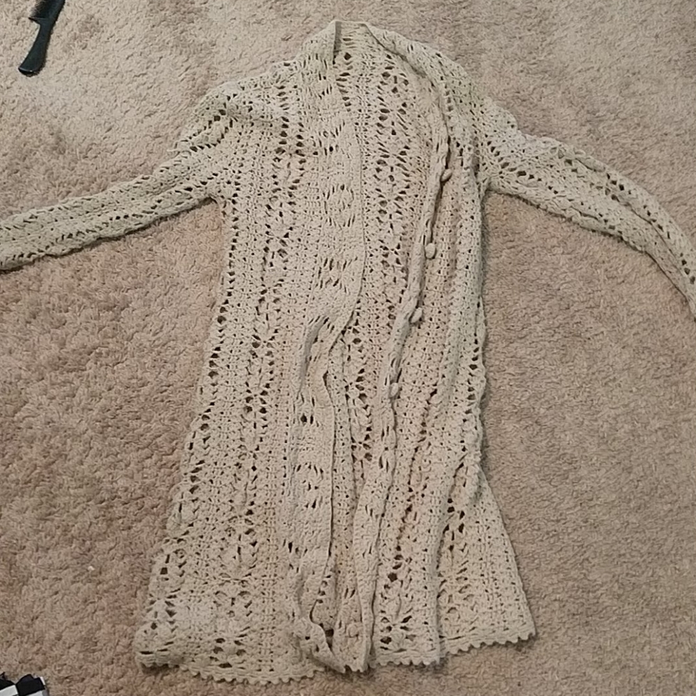 Crocheted cardigan